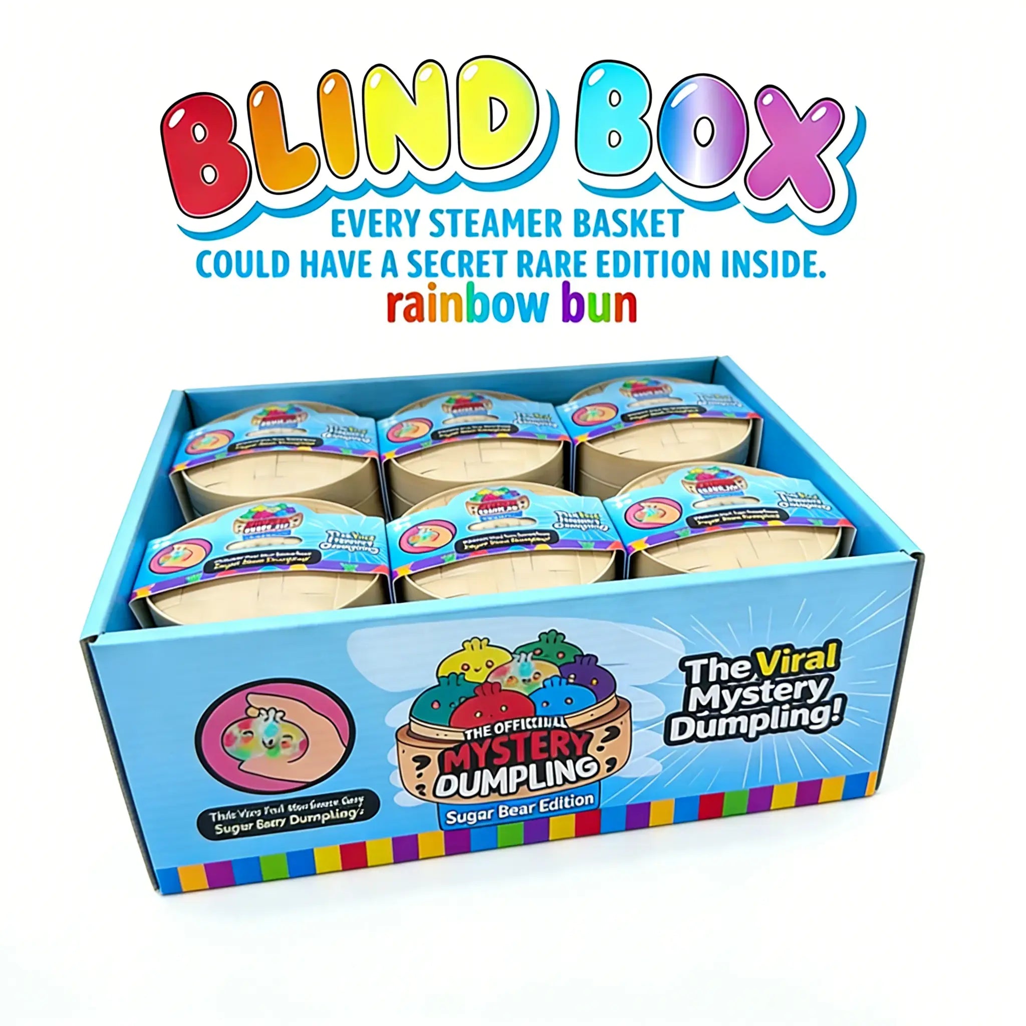 Expressive Big Dumpling Squishy - Blind Box, Mysecret Bun Fidget Toy, Soft TPR Material, Stress Relief, Unboxing Surprise,Rare Squishy Random Style per Pack.Valentine'S Day and Easter Gifts, Suitable for Children to Exchange Gifts